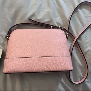 Kate Spade Crossbody Hanna Pebbled Leather, Chalk Pink WKRU7110